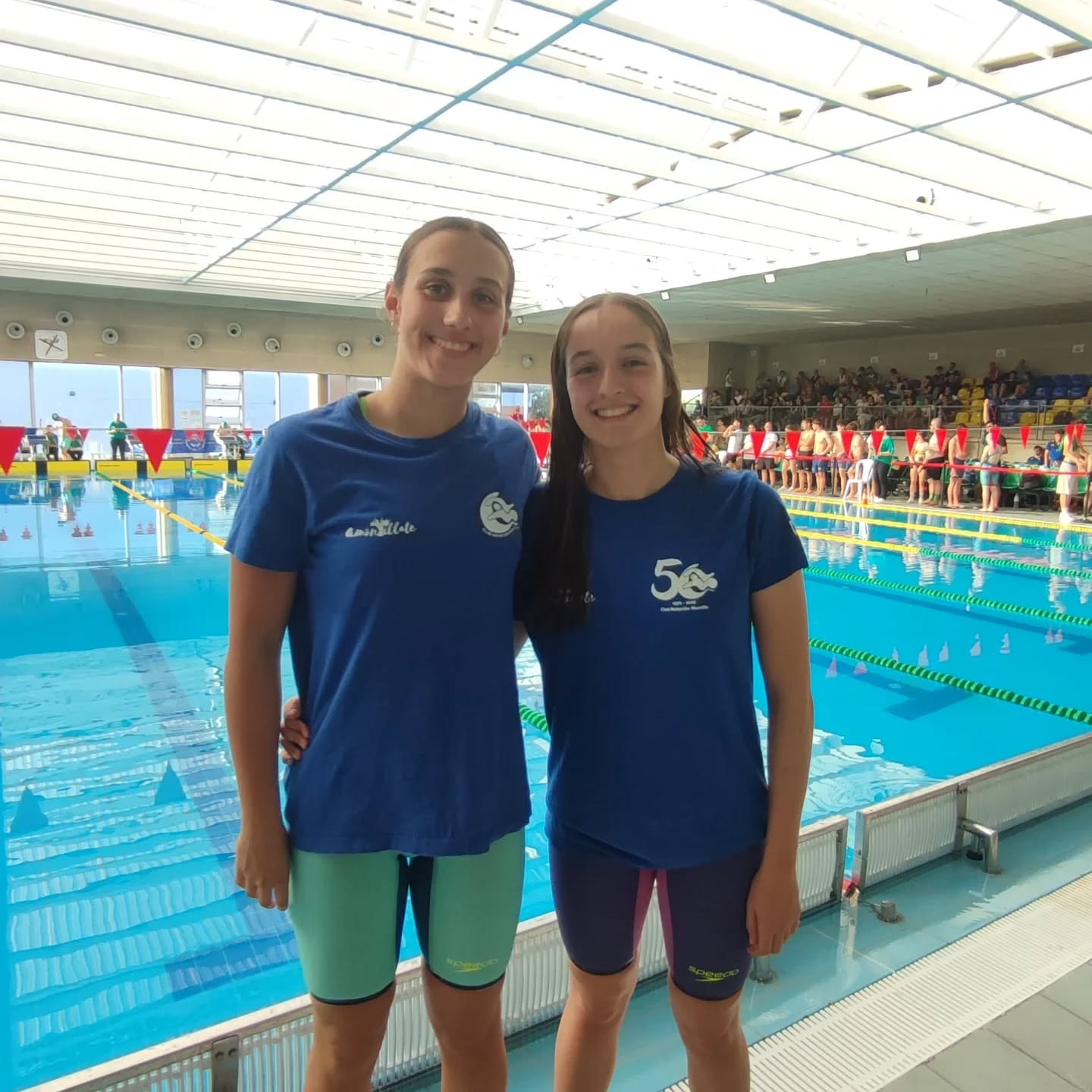🏊🏽‍♂️🏊🏽‍♀️| El pasado fin de semana se celebró en Mairena el Cto. FAN de Primavera, un evento que reunía los mejores nadadores infantiles, junior y absolutos de Andalucía. Allí nuestras dos nadadoras, demostraron el gran trabajo que día a día realizan, compitiendo a un gran nivel.
¡¡¡Enhorabuena!!!
